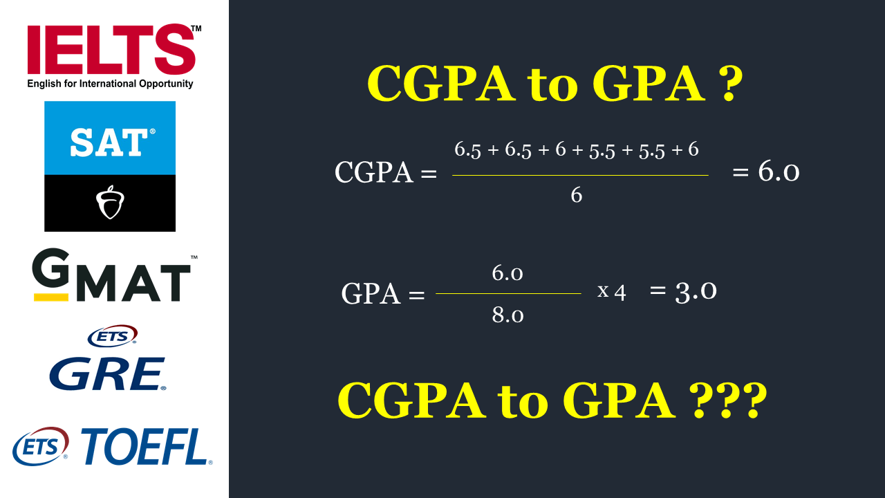 How To Convert 10 CGPA To 4 Point GPA For USA CGPA To GPA Calculator