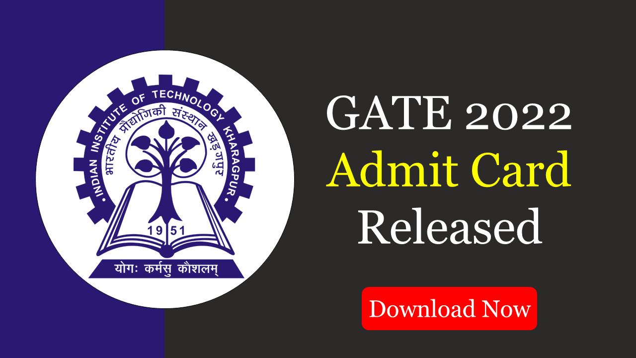GATE 2024 Admit Card (Released) Download Hall Ticket Now